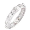 Sale Anello Amen Rosario In Argento con Zirconi Bianchi Collezione Rosari Gioielli Amen | Outlet Gioielli