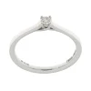 Discount Anello di Fidanzamento Incrocio Mini in Oro Bianco con Diamante 0,10 Carati Anelli Di Fidanzamento