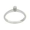 Discount Anello di Fidanzamento Frecce in Oro Bianco con Diamante 0,08 Carati Anelli Di Fidanzamento
