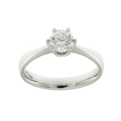 Hot Anello di Fidanzamento Vulcan in Oro Bianco e Diamante 1,01 Carati Anelli Di Fidanzamento