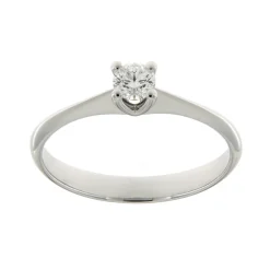 Best Anello di Fidanzamento Calice in Oro Bianco con Diamante 0,25 Carati Anelli Di Fidanzamento