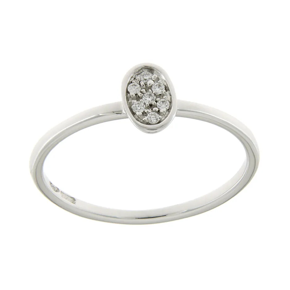 Best Anello di Fidanzamento Cuscino con Diamanti 0,04 Carati Anelli Di Fidanzamento