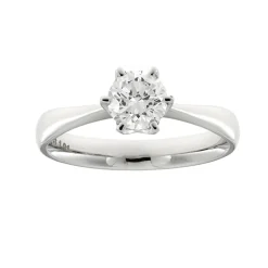 Hot Anello di Fidanzamento Vulcan in Oro Bianco e Diamante 1,01 Carati Anelli Di Fidanzamento