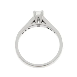 Best Anello di Fidanzamento King in Oro Bianco con Diamanti 0,30 Carati Anelli Di Fidanzamento