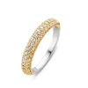 Clearance Anello Donna In Argento 925 Placcato In Oro Giallo Ti Sento Milano Con Pavè Di Zirconi Gioielli Ti Sento Milano