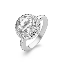 New Anello Donna in Argento 925 con Solitario Ti Sento Milano Gioielli Ti Sento Milano