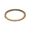 New Anello Eternity in Oro Rosa con Diamanti Neri 0,51 Carati Anelli Eternity