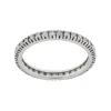 Hot Anello Eternity Muraglia in Oro Bianco e Diamanti 0,43 Carati Anelli Eternity