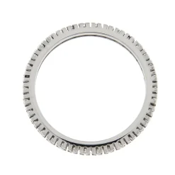 Hot Anello Eternity Muraglia in Oro Bianco e Diamanti 0,43 Carati Anelli Eternity
