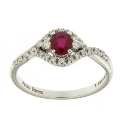 Clearance Anello Incanto di Rubino e Diamanti Anelli