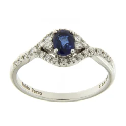 Clearance Anello Incanto di Zaffiro e Diamanti Anelli