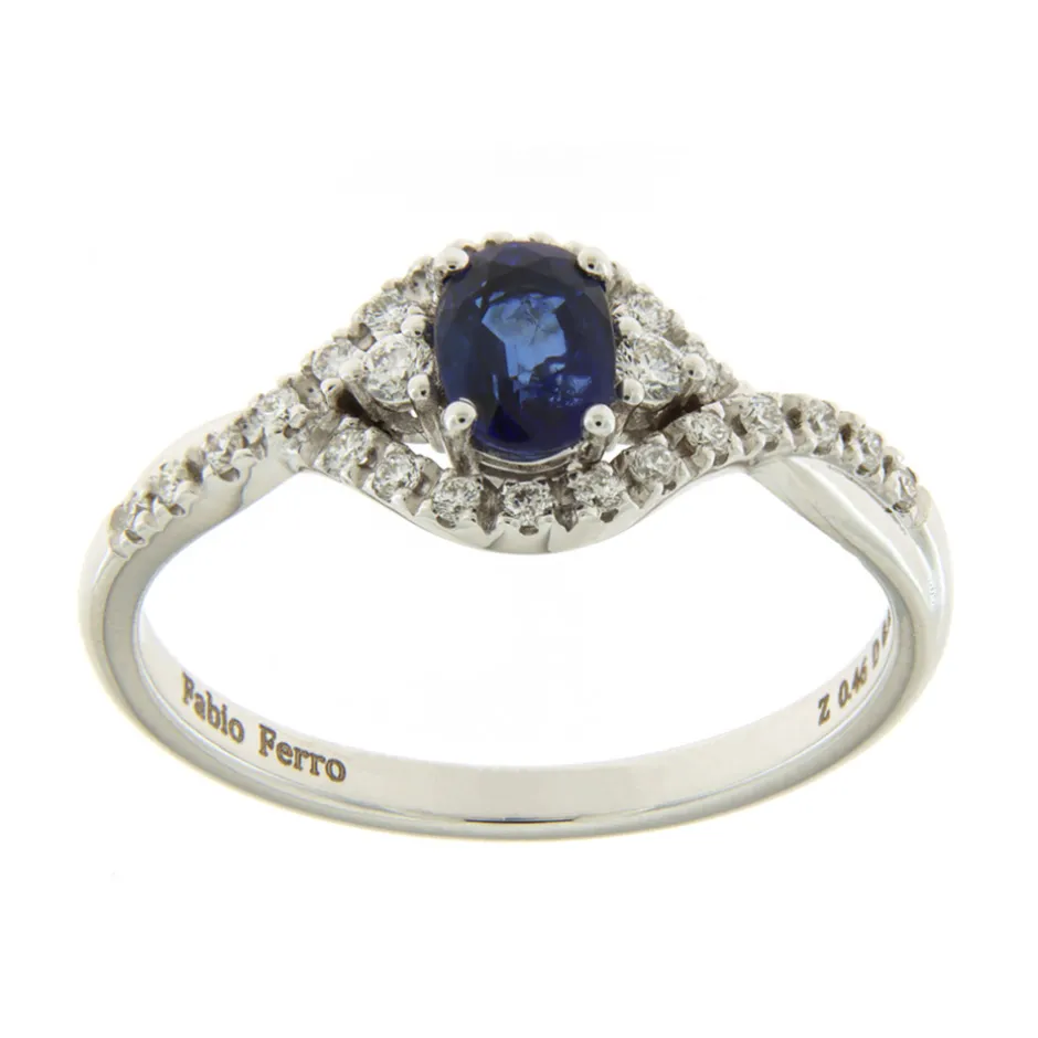 Clearance Anello Incanto di Zaffiro e Diamanti Anelli