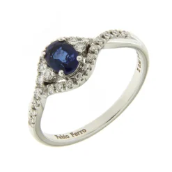Clearance Anello Incanto di Zaffiro e Diamanti Anelli