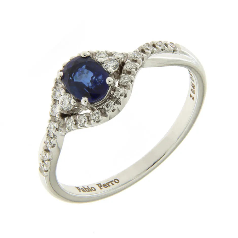 Clearance Anello Incanto di Zaffiro e Diamanti Anelli