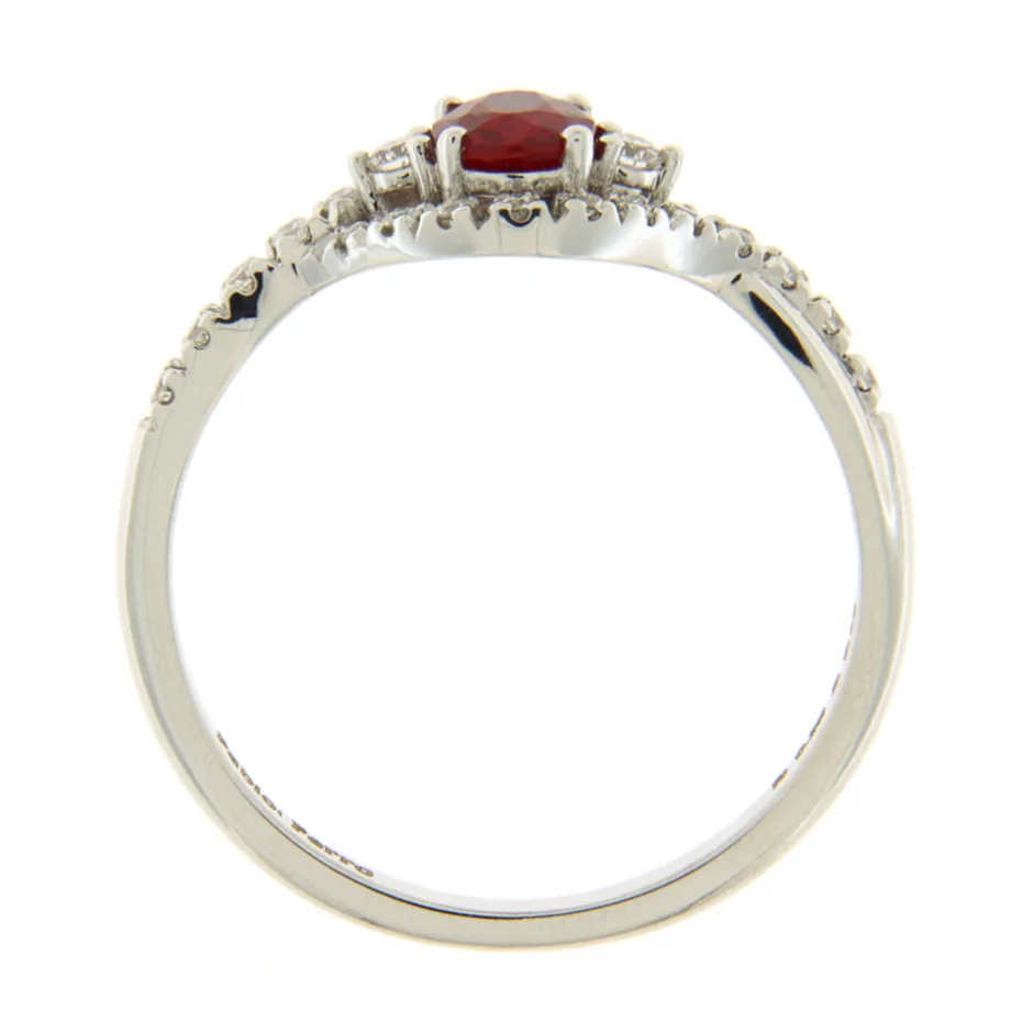 Clearance Anello Incanto di Rubino e Diamanti Anelli