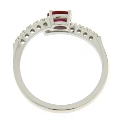 Best Anello Sogno di Rubino in Oro Bianco Anelli