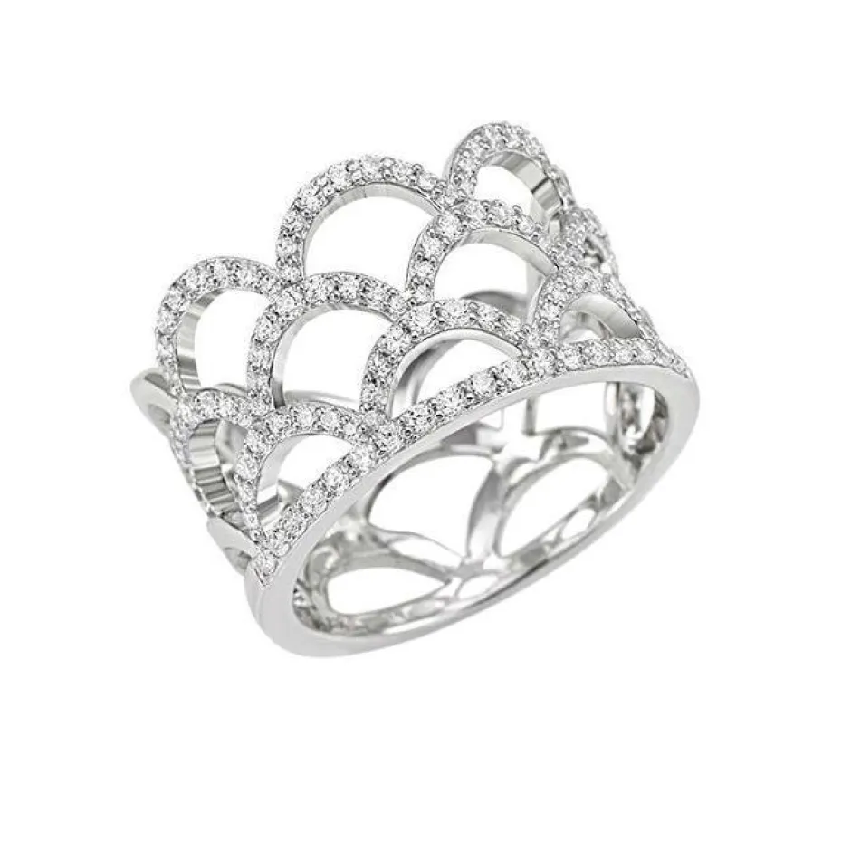 Best Anello Fascia Bliss Gioielli Donna Collezione Venice In Argento 925 Con Zirconi Outlet Gioielli