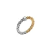 Online Anello Fope Collezione Essentials Flex It in Oro Bianco e Giallo Gioielli Fope