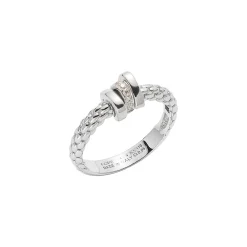 Discount Anello Fope Collezione Prima in Oro Bianco con Diamanti Gioielli Fope