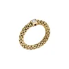 New Anello Fope Collezione Souls Flex It in Oro Giallo con Diamante Gioielli Fope