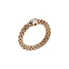 New Anello Fope Collezione Souls Flex It in Oro Rosa con Diamante Gioielli Fope