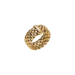 New Anello Fope Flex It Collezione Essentials Barretta in Oro Giallo Gioielli Fope