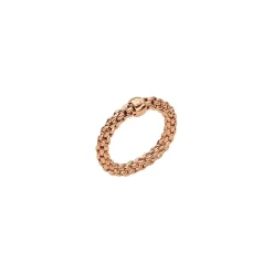 Clearance Anello Fope Flex It Collezione Essentials in Oro Rosa Gioielli Fope