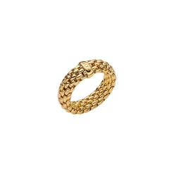 New Anello Fope Flex It Collezione Essentials con Barretta in Oro Giallo Gioielli Fope