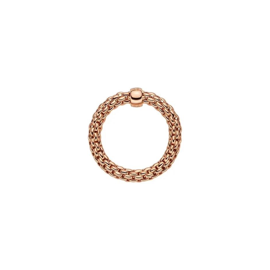 Clearance Anello Fope Flex It Collezione Essentials in Oro Rosa Gioielli Fope