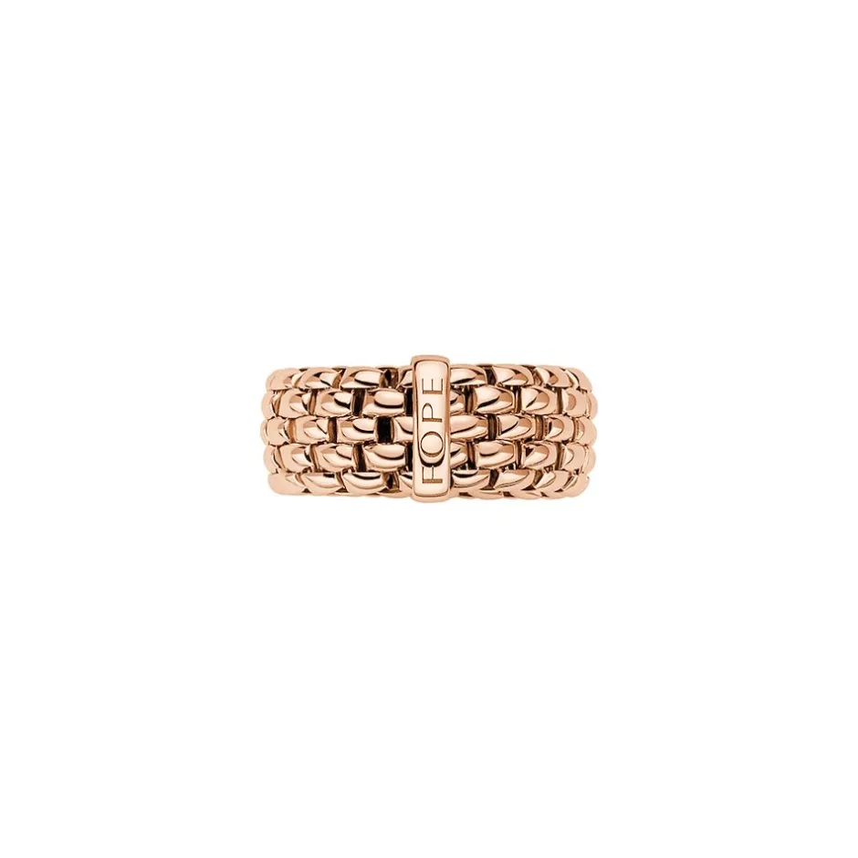 Discount Anello Fope Flex It Collezione Essentials in Oro Rosa Gioielli Fope