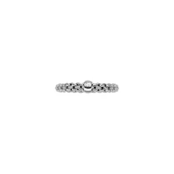 Discount Anello Fope Flex It Collezione Essentials in Oro Bianco Gioielli Fope