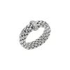 Outlet Anello Fope Vendome Flex It in Oro Bianco con Diamanti Gioielli Fope