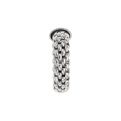 Outlet Anello Fope Vendome Flex It in Oro Bianco con Diamanti Gioielli Fope