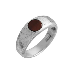 Sale Anello Giovanni Raspini Martellato Occhio di Toro Uomo Gioielli Giovanni Raspini Uomo