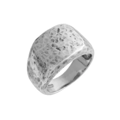 Clearance Anello Giovanni Raspini Martellato Chevalier Uomo Gioielli Giovanni Raspini Uomo