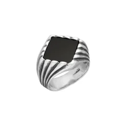 Fashion Anello Giovanni Raspini Rigato Onice Uomo Gioielli Giovanni Raspini Uomo