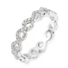 Online Anello Infinito Amen In Argento 925 Con Zirconi Bianchi Collezione Amore Misura 14 Gioielli Amen | Outlet Gioielli