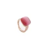 Fashion Anello Madi Essenza con Quarzo Idrotermale Rosso Gioielli Madi