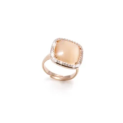 Best Anello Madi Laguna Luce con Quarzo Idrotermali Arancio Gioielli Madi