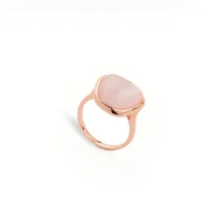 Online Anello Madi Solitario Collezione Laguna con Quarzo Idrotermale Rosa Gioielli Madi