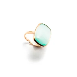 Online Anello Madi Solo Quarzo Idrotermale Verde Gioielli Madi