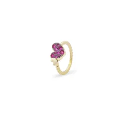 Outlet Anello Rue des Mille Pave Colorato Oversized Zirconi Colorati Gioielli Rue Des Mille