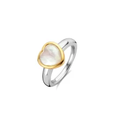 New Anello Ti Sento Milano Cuore Madreperla Gioielli Ti Sento Milano