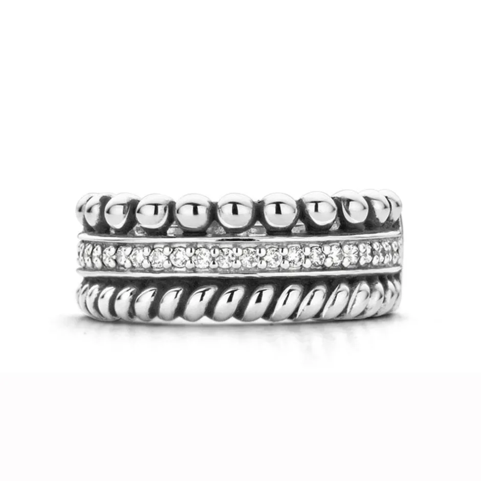 Best Anello Ti Sento Milano Fascia Bubble Torciglione Gioielli Ti Sento Milano