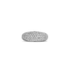 New Anello Ti Sento Milano Fascia Zirconi Gioielli Ti Sento Milano