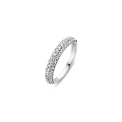 New Anello Ti Sento Milano Fedina con Zirconi in Argento Gioielli Ti Sento Milano
