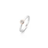 Fashion Anello Ti Sento Milano Solitario Zircone Bianco e Rosa Gioielli Ti Sento Milano