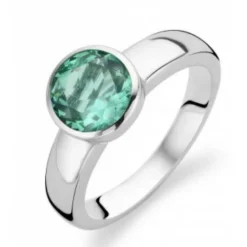 Clearance Anello Ti Sento Milano Solitario Cipollina Verde Gioielli Ti Sento Milano