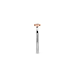 Fashion Anello Ti Sento Milano Solitario Zircone Bianco e Rosa Gioielli Ti Sento Milano