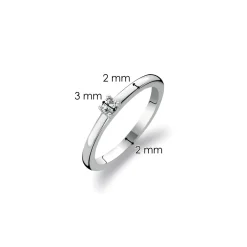 Outlet Anello Ti Sento Milano Solitario Minimal Gioielli Ti Sento Milano